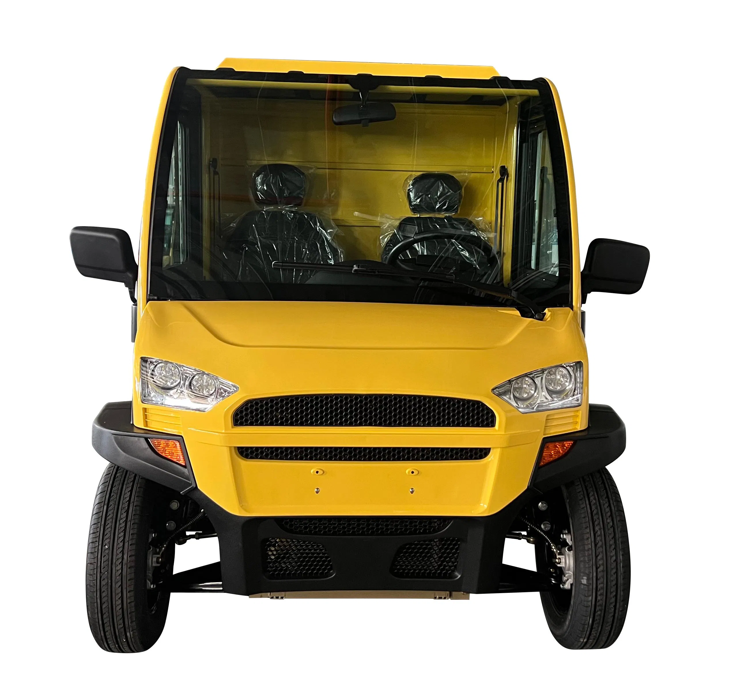 Lgao 2 Seats Electric Van Mini Cargo Delivery Box Truck Cargo Golf Cart Payload 600kgs