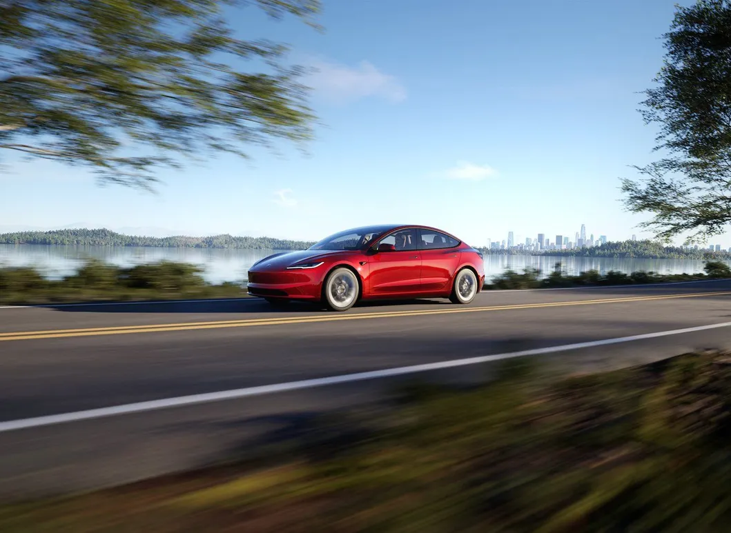 Tesla Model 3 Side View