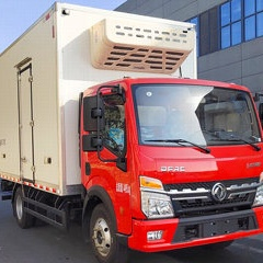 Electric Standby &amp; Diesel Hybrid Reefer Truck for Zero-Emission City Deliveries.