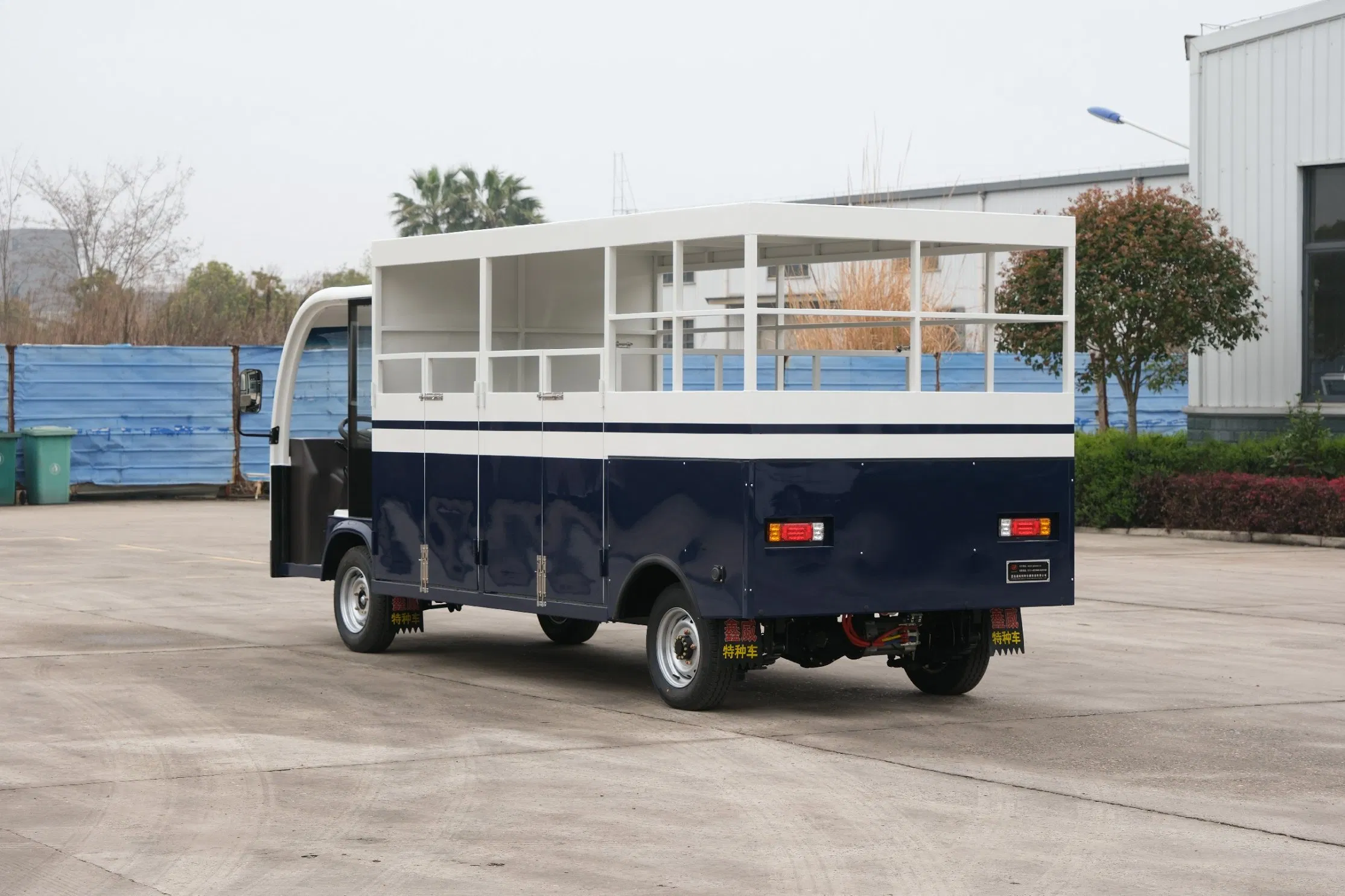 Zero Emission Electric Delivery Truck 2 Seats Electric Pickup Cargo Truck