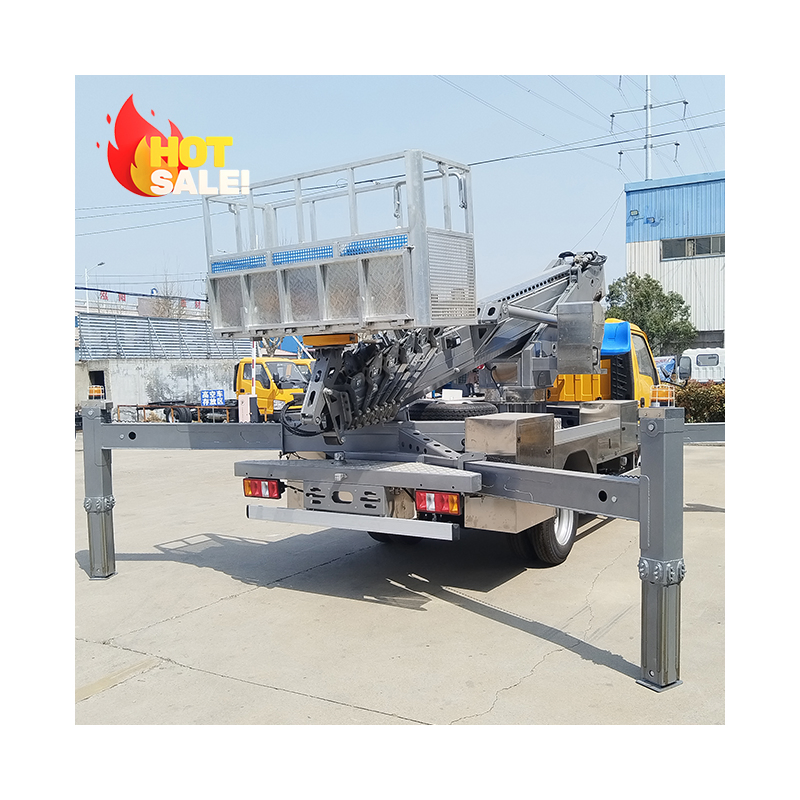 Heavy-Duty Telescopic Aerial Work Platform Truck for High-Rise Maintenance