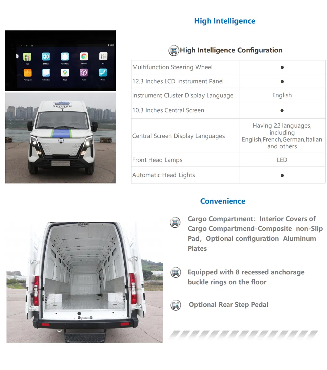 Electric Van Cargo Space