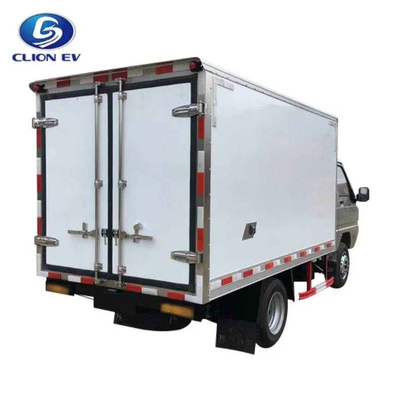 Electric Refrigerated Box Truck Front
