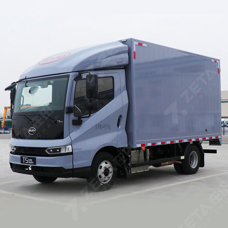New Byd T5dm 4.5t Electric Cargo Truck Single Cab Van with LFP Battery Technology Zero Emission Urban Delivery Vehicle Electric Cargo EV Truck