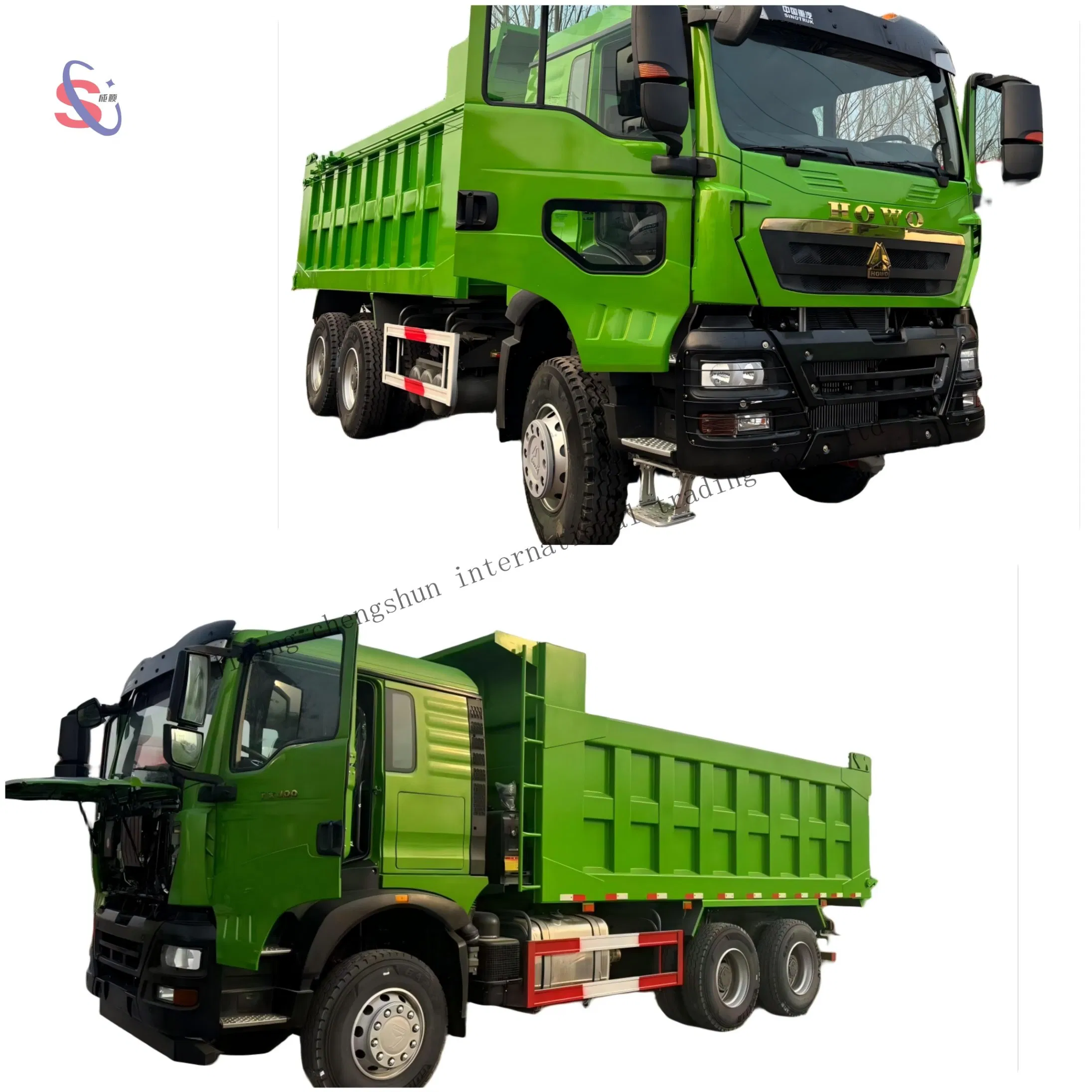 340HP/371HP/375HP/380HP/400HP/Mining/Work/Used/Transportation/Heavy/Duty/Dump/Truck (30t/50t/80t/100t) /Shacman/Sinotruk/HOWO/Sitrak/Tx Nx Tipper/Dump Truck