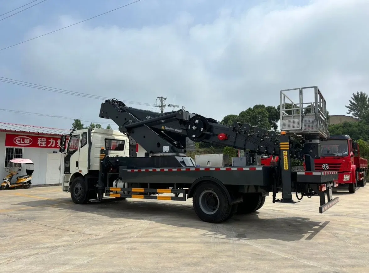 FAW Lifting Equipment Straight Arm Aerial Work Platform Truck Heavy-Duty High Altitude Truck