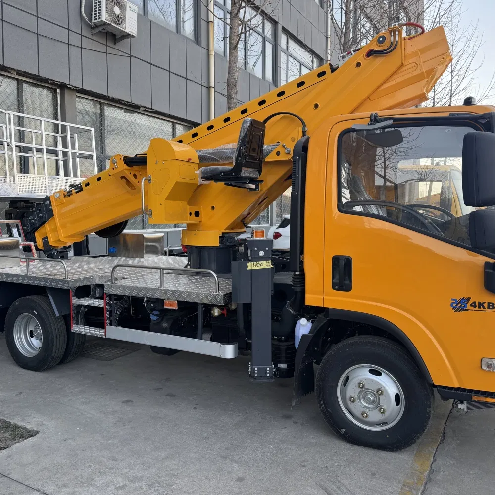 Aerial Work Platform Truck with Heavy-Duty Chassis Iisuzu Boom Lift Truck