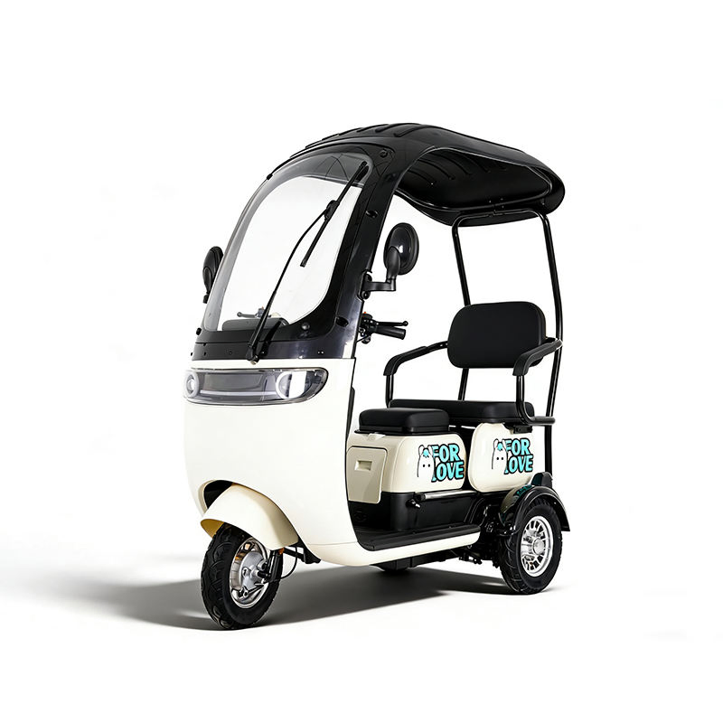 3-Wheel Electric Tricycle, Open-Body Passenger Model with 100-200kg Load
