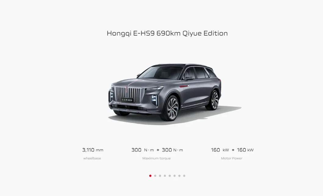 Hongqi E-HS9 Details