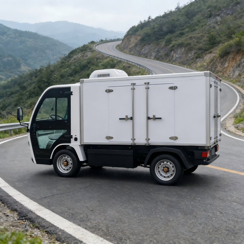 Zero Emission Urban Logistics Cold Chain Delivery Vehicle/Electric Small Truck for Sale