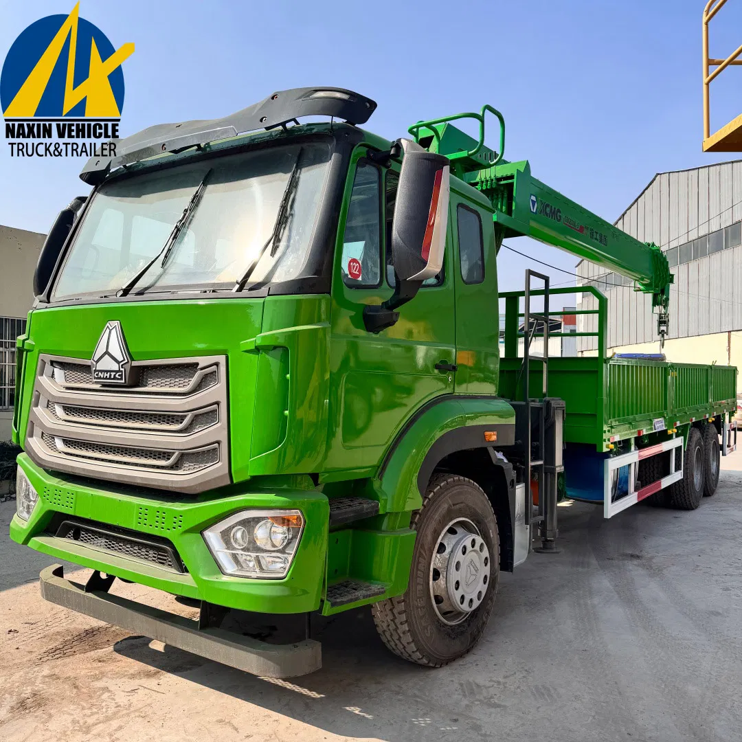 Sinotruk HOWO Nx 6*4 Used Crane Truck Refurbished Chassis New Crane Heavy Duty Work Truck