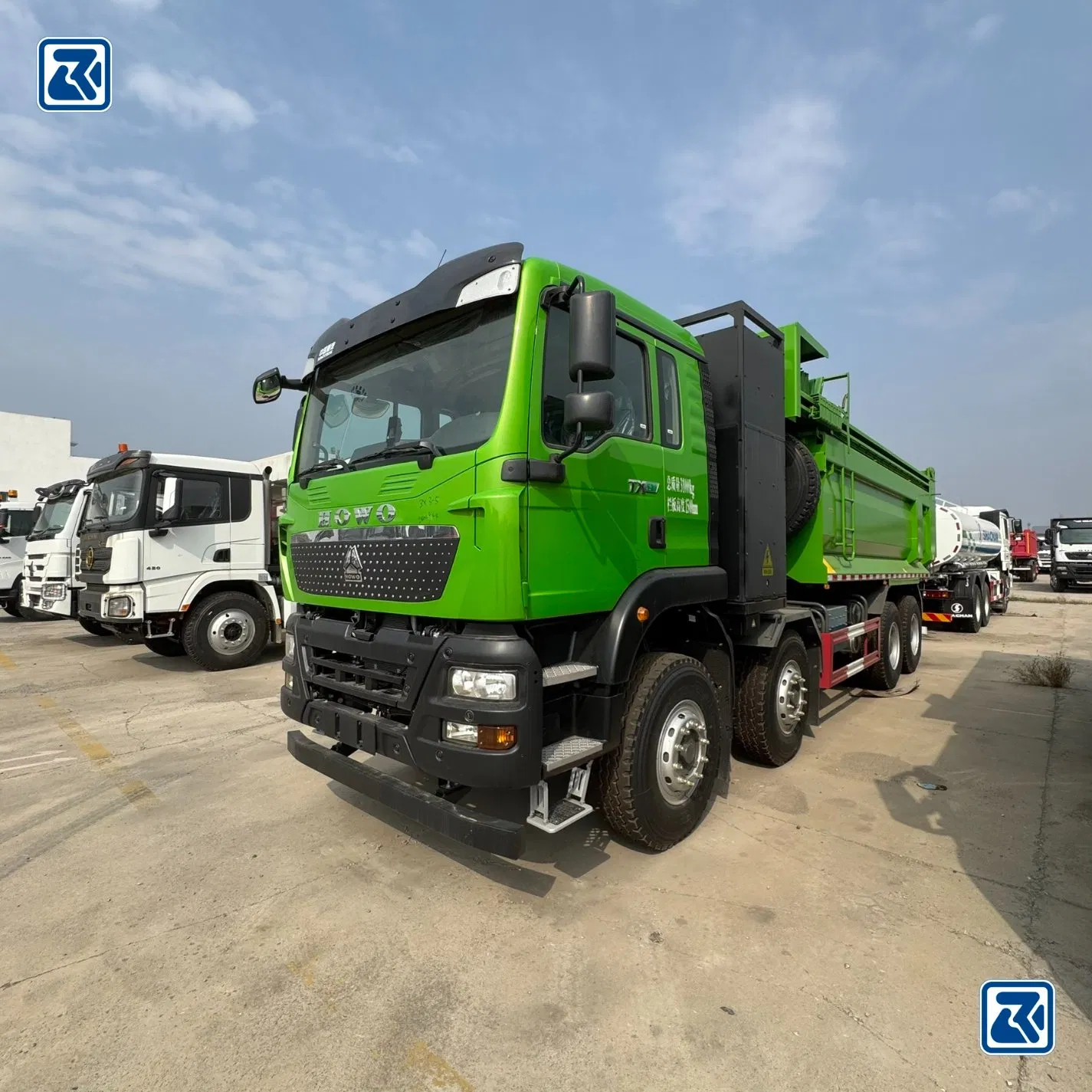 Sinotruk HOWO Electric 8X4 20 Cubic Meters Dump Tipper Used Delivery Cargo Truck for Sale