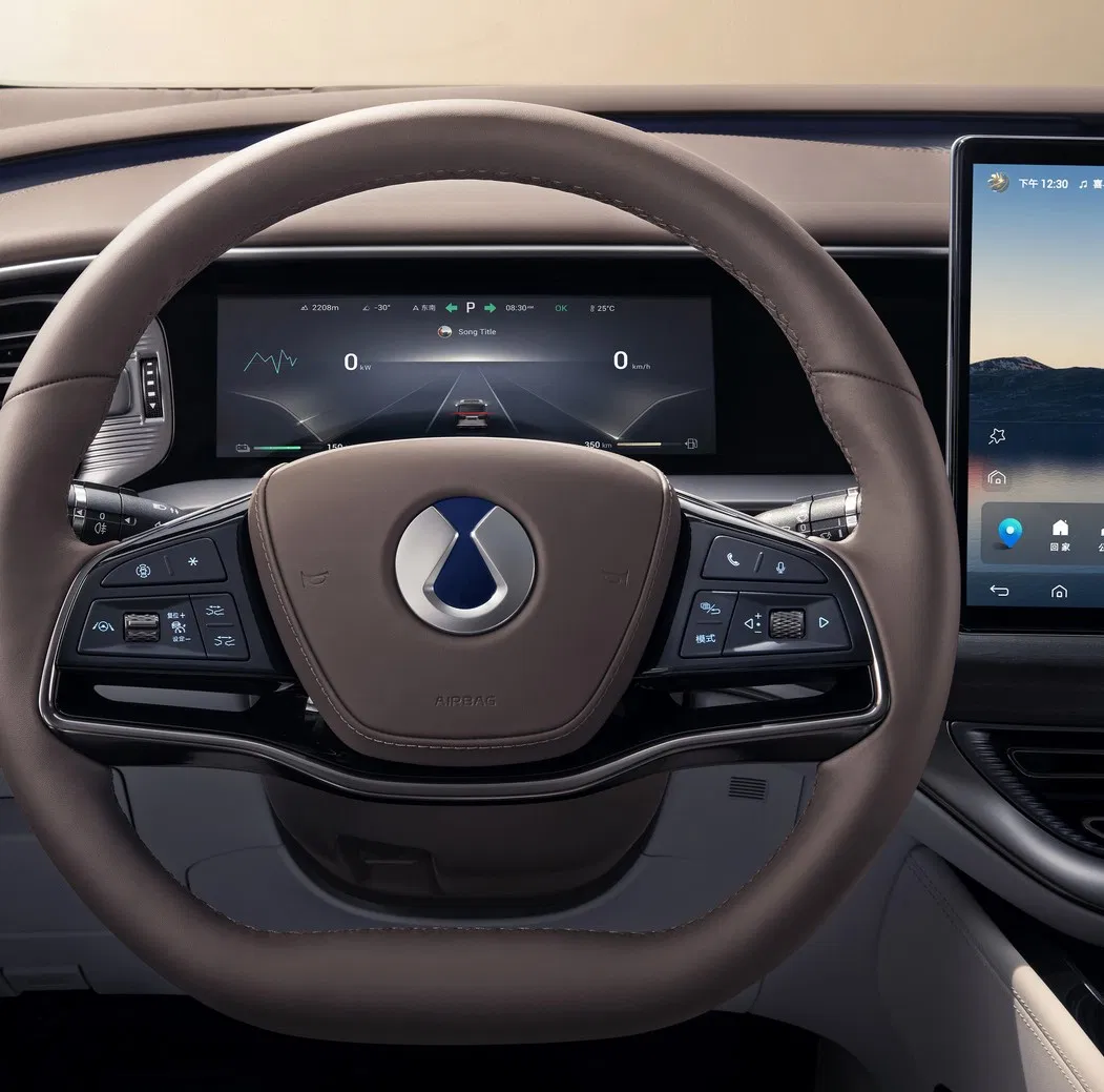 Par Byd Denza D9 Monospace Électrique à Batterie et Hybride Rechargeable Luxe 7-Seat MPV Premium Drapeau Voiture Électrique Pure EV