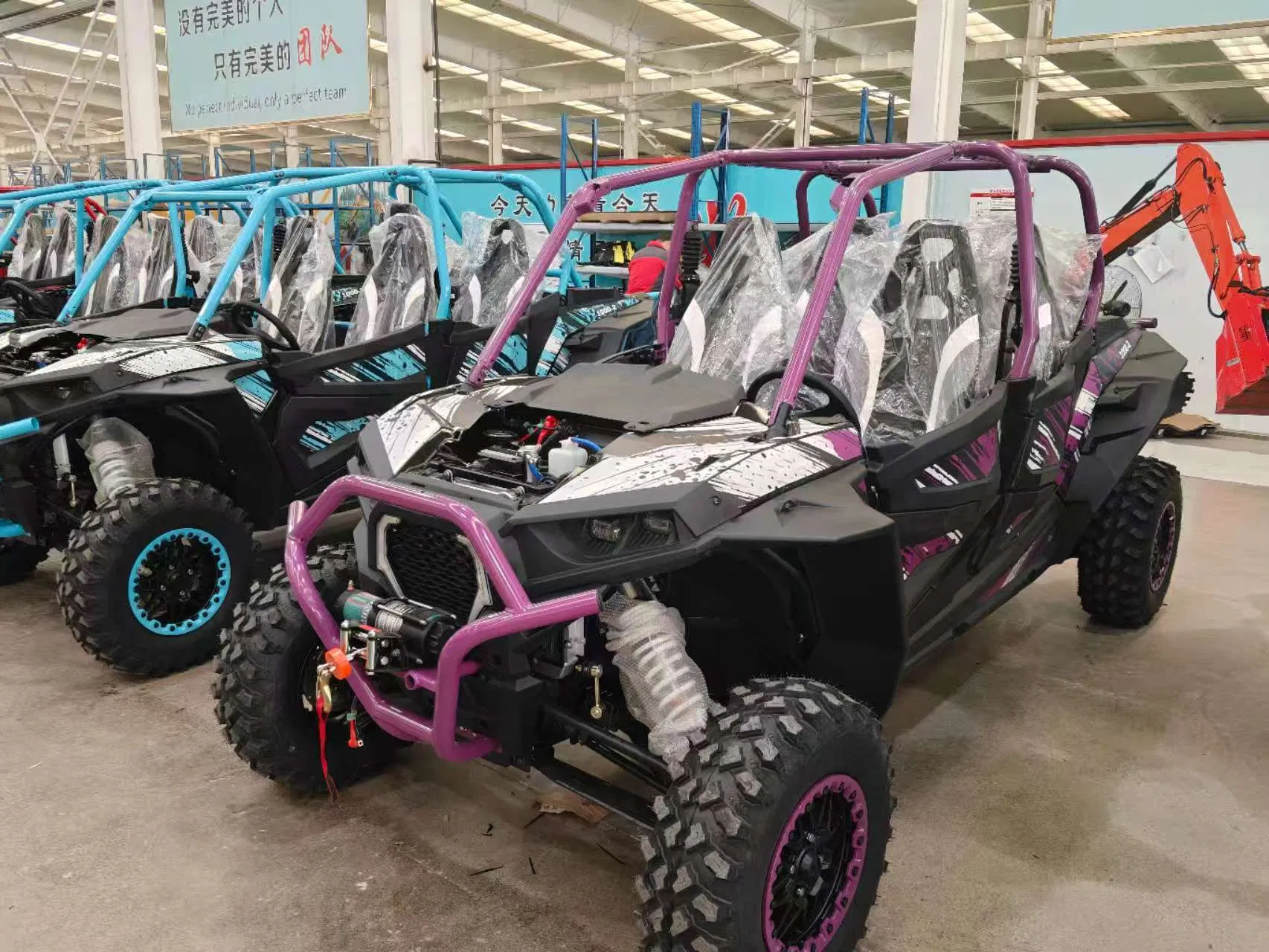 All Terrain 1000cc Ssv Racing UTV 4X4 off-Road Side by Side Vehicle with Doors, Roof and Windshield for Adults