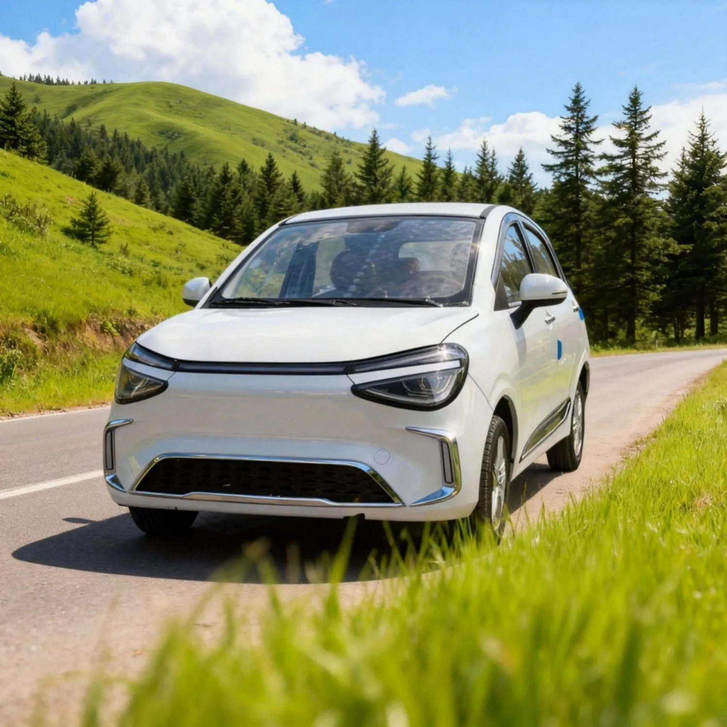 Yue Tu Plug in Hybrid Minivan with Electric Only Mode and Regenerative Suspension for Smooth Family Rides