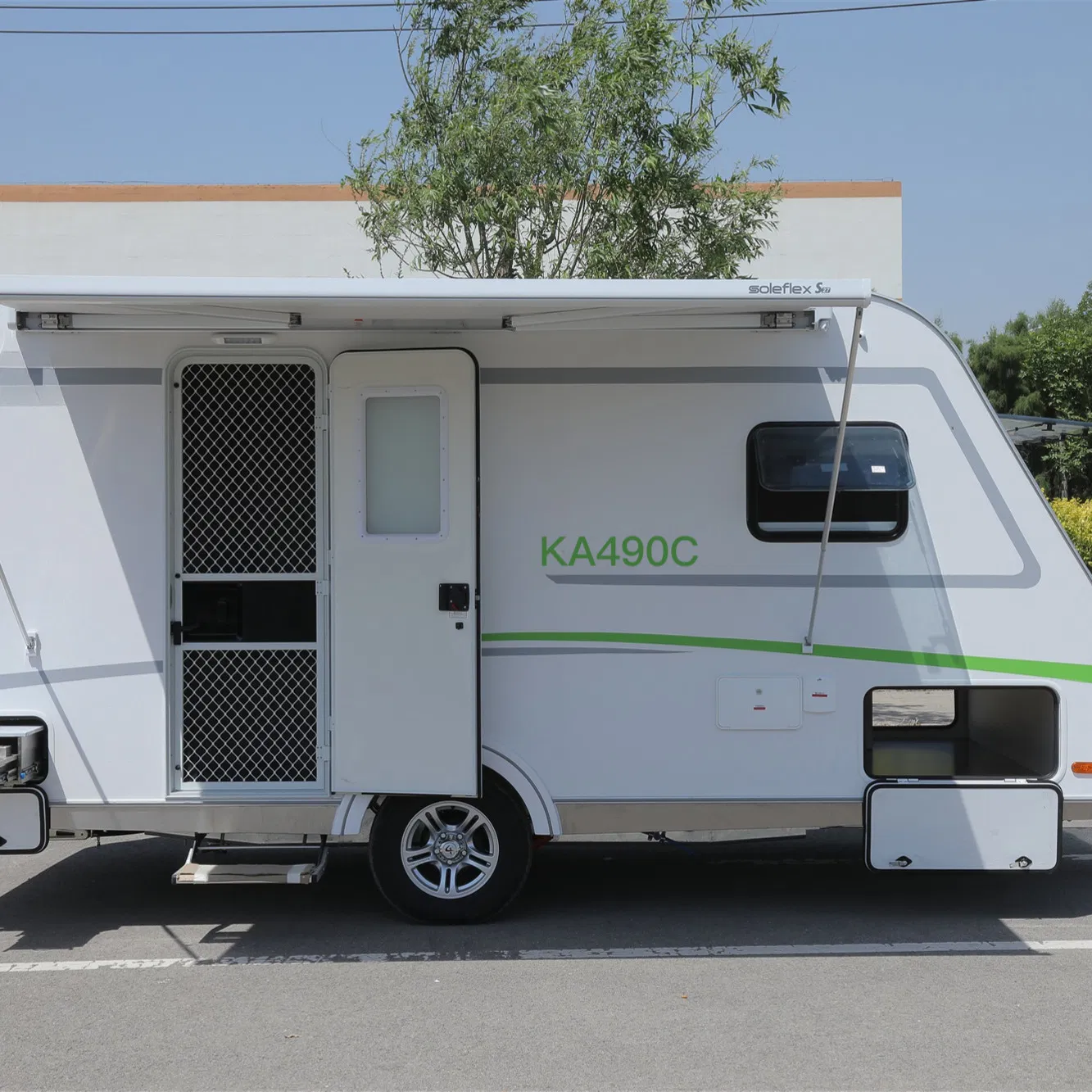 Adventure-Ready Ka490c Camper Travel Trailer - off-Grid Capable &amp; All-Weather Performance