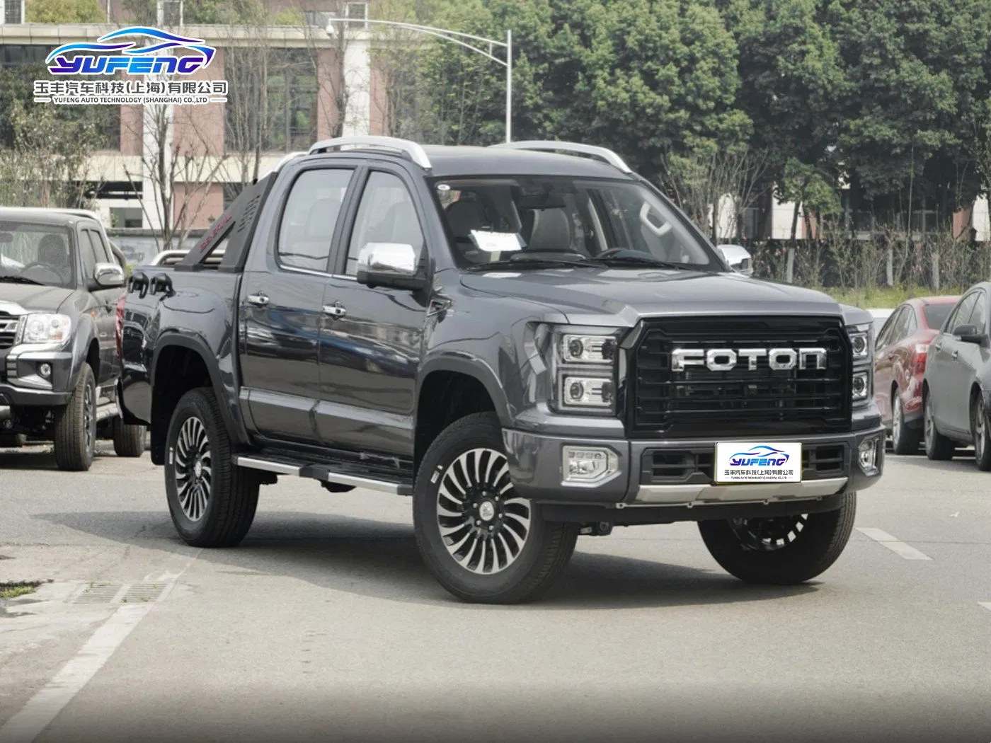 2025 Foton General G9 Pickup New Style Dual Cab 4X4 Diesel Manual Transmission MID-Size Pickup Truck for Sport