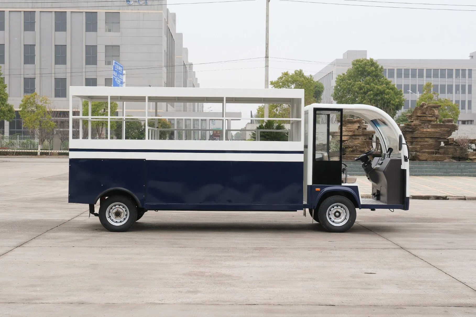 Zero Emission Electric Delivery Truck 2 Seats Electric Pickup Cargo Truck