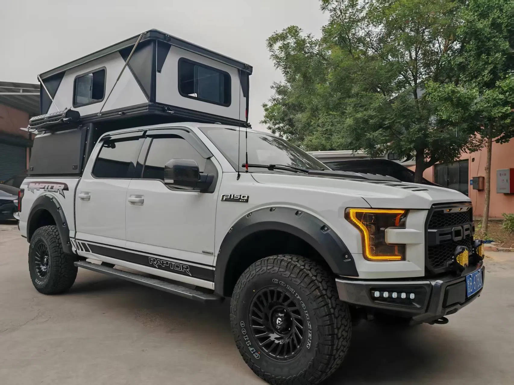 Pickup Camper Topper Pop up Roof Tent Outdoor Adventure 4X4 Offroad Canopy Truck Camper