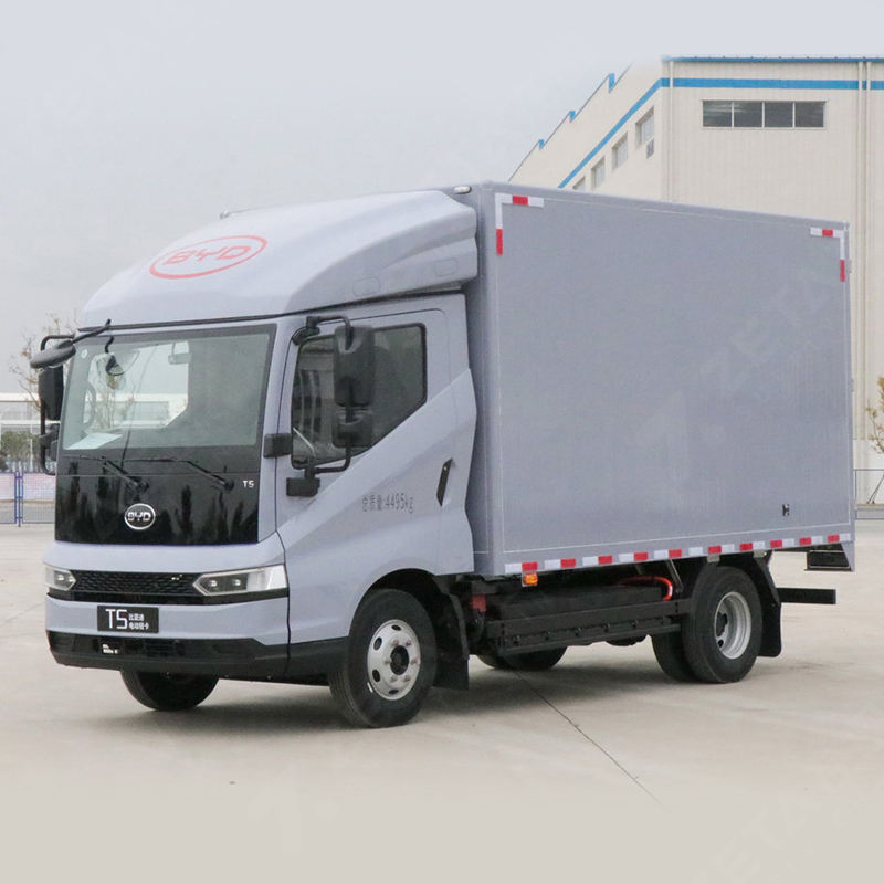 New Model 150kw Drive System 4X2 Light Cargo Vehicle Zero Emission Urban Delivery Solution Byd T5EV Electric Box EV Truck