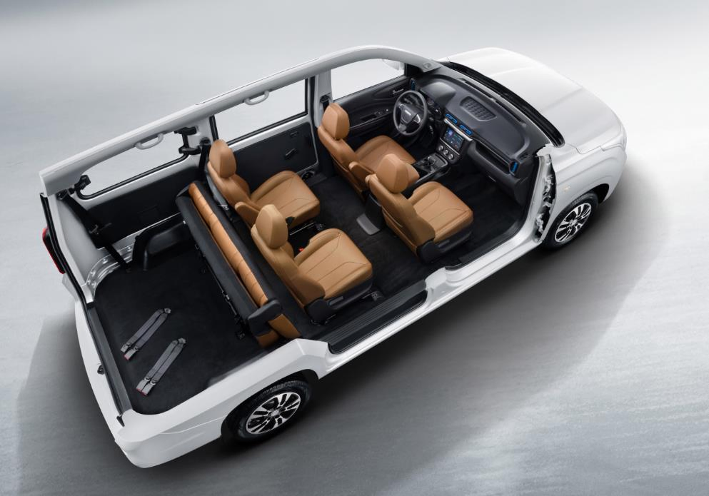 Dfsk Electric Minivan Manufacturer Fengon E380 Electric Vehicle AC/DC Fast Charging 310 Km Range 7 Seater MPV for Family