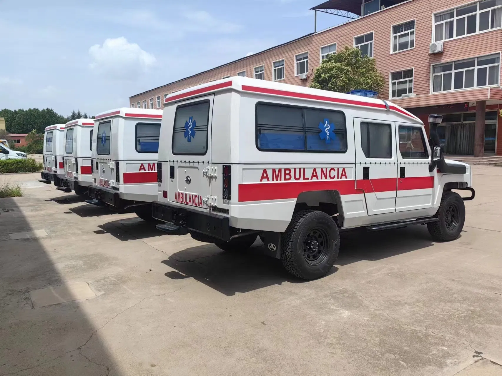 Warrior SUV Ambulance Diesel Gasoline 4X4 4*4 4WD Orv off-Road Vehicle