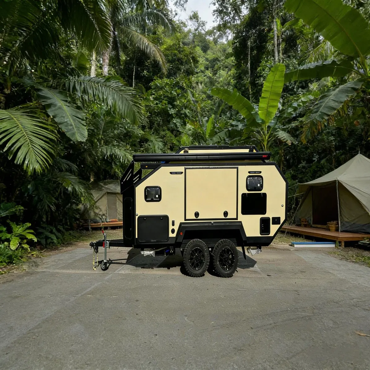 Adventure-Ready 15FT off-Road Camper with Comfortable Bunk Beds