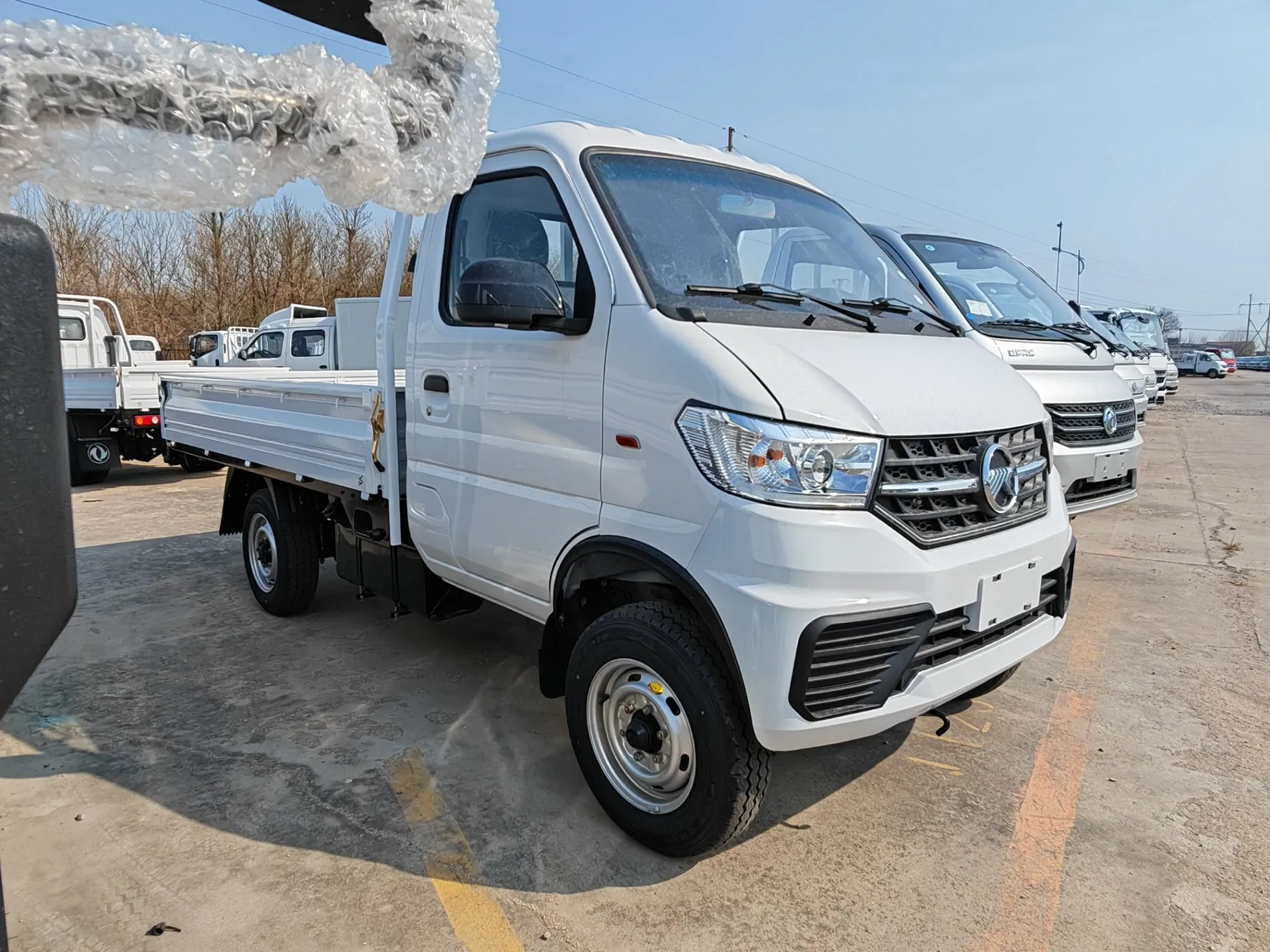 4X2 Euro5 Small Gasoline/Electric Pickup Truck Single Cabin Crew Cab Trucks