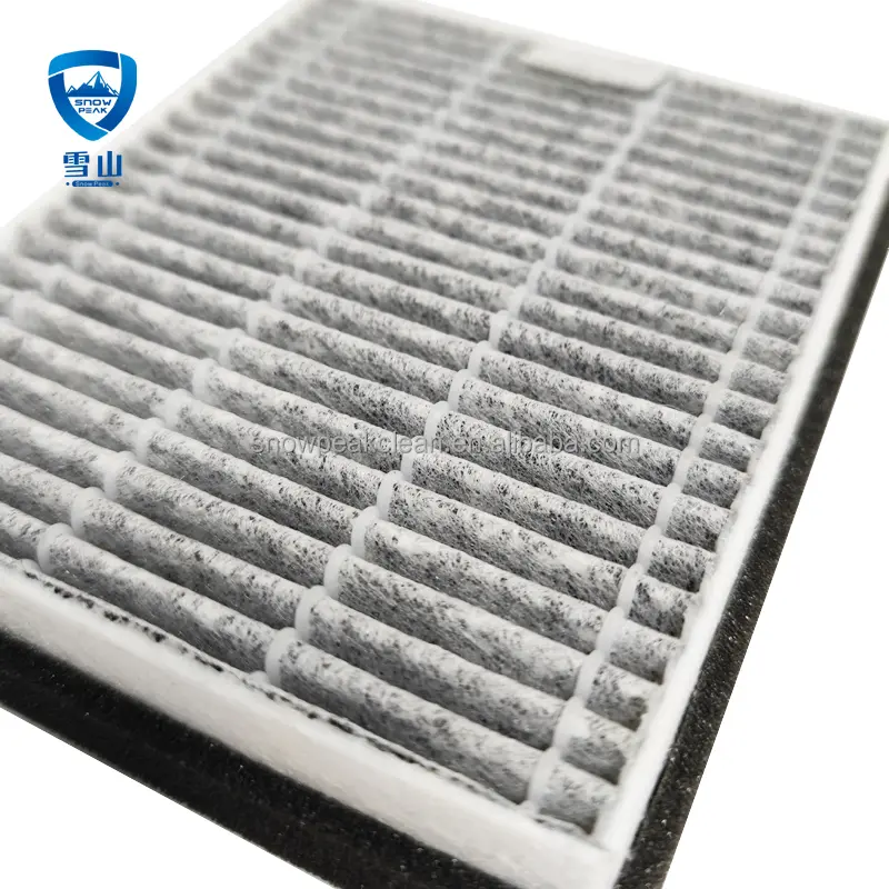 Wholesale Sandwich type carbon fabric mini-pleated HEPA efficient VOC removal filter Manufacturers, Factories