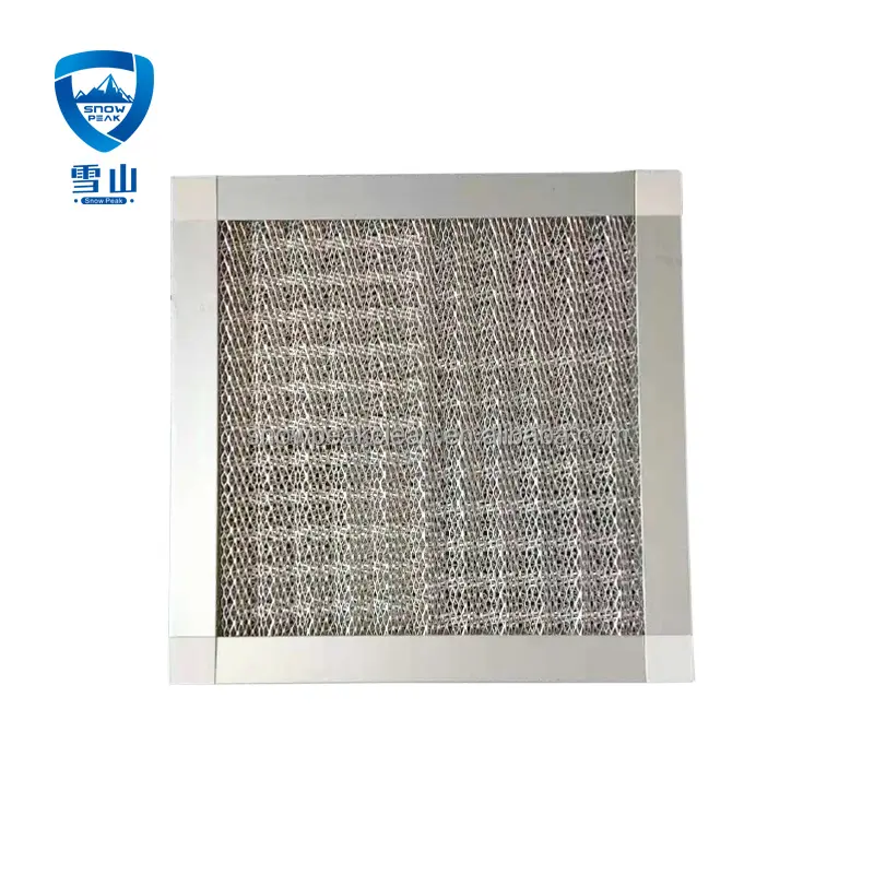 OEM Metal Washable Metallic Mesh Primary air filter stainless steel industrial air filter Supplier, Suppliers