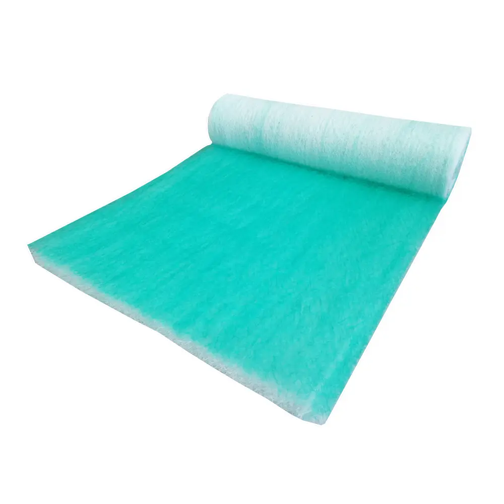 CE Certification G2 G3 G4 pre fiberglass media paint stop floor air filter roll spray booth filter Supplier, Exporter