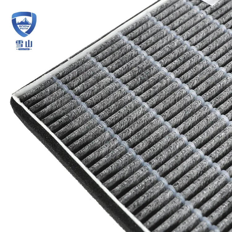Wholesale Sandwich type carbon fabric mini-pleated HEPA efficient VOC removal filter Manufacturers, Factories