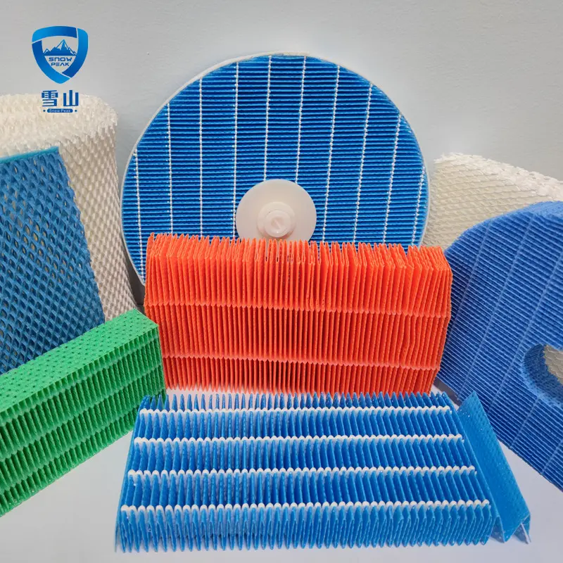 High-Quality High absorbent non-woven wet curtain customized humidifier filter media pad Factory, Product