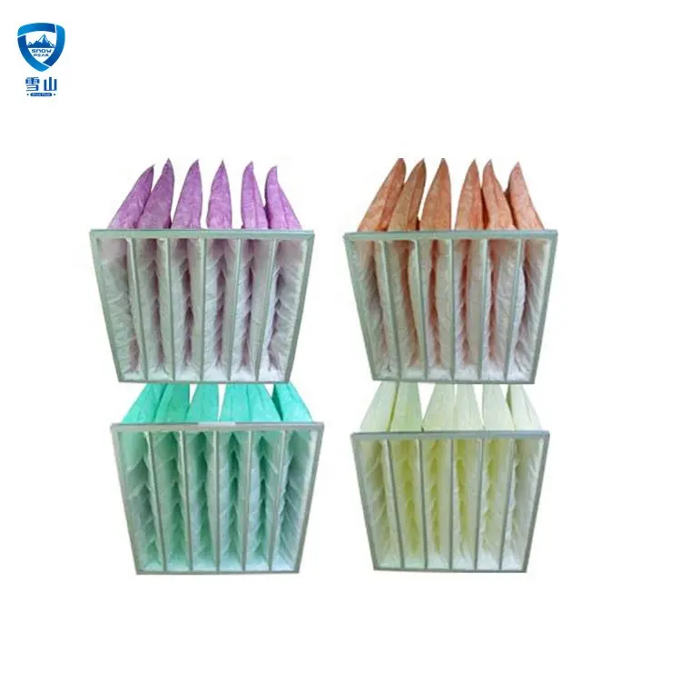 ODM Factory direct supply air filter pocket G4, M5, M6, F7, F8, F9 meltblown synthetic bag filter Manufacturers, Company