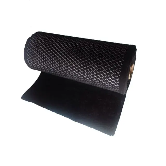 Custom High-efficient gas adsorption material activated carbon media laminated with wire mesh for pleated filters Manufacturers, Supplier