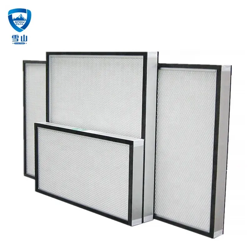 Wholesale High efficiency customized size mini-pleated HEPA HVAC industrial air filter Company, Product