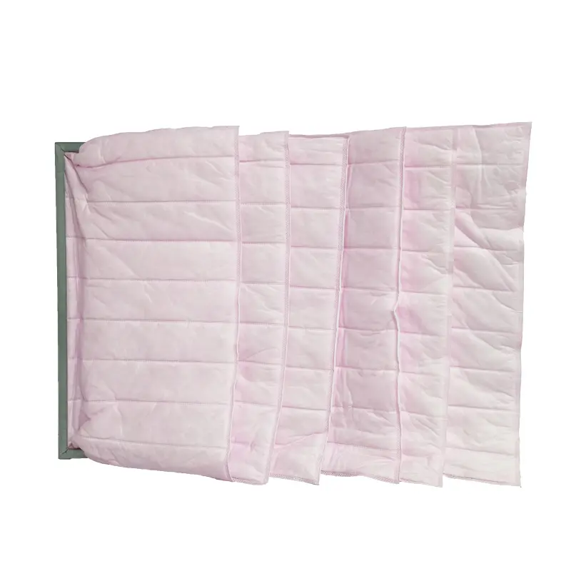ODM Factory direct supply air filter pocket G4, M5, M6, F7, F8, F9 meltblown synthetic bag filter Manufacturers, Company