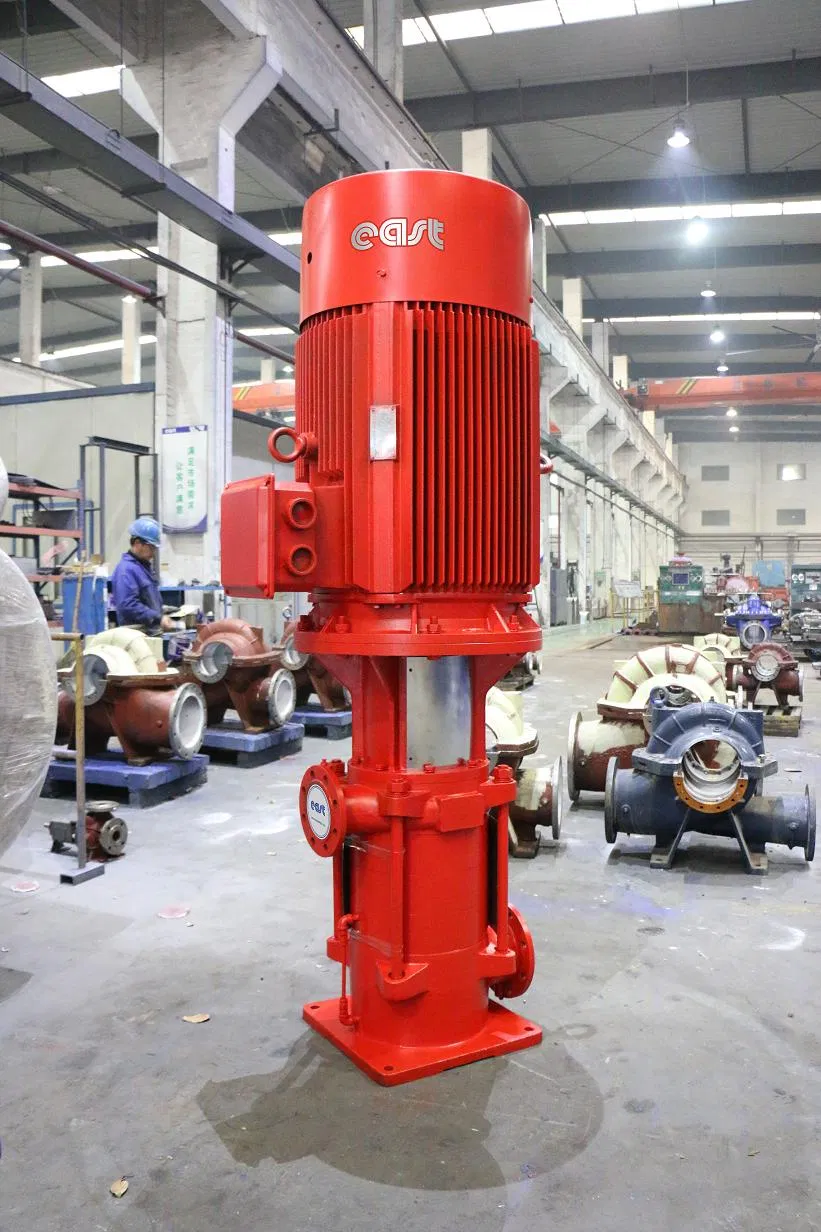 Vertical Inline Electric Fire Fighting Water Pump