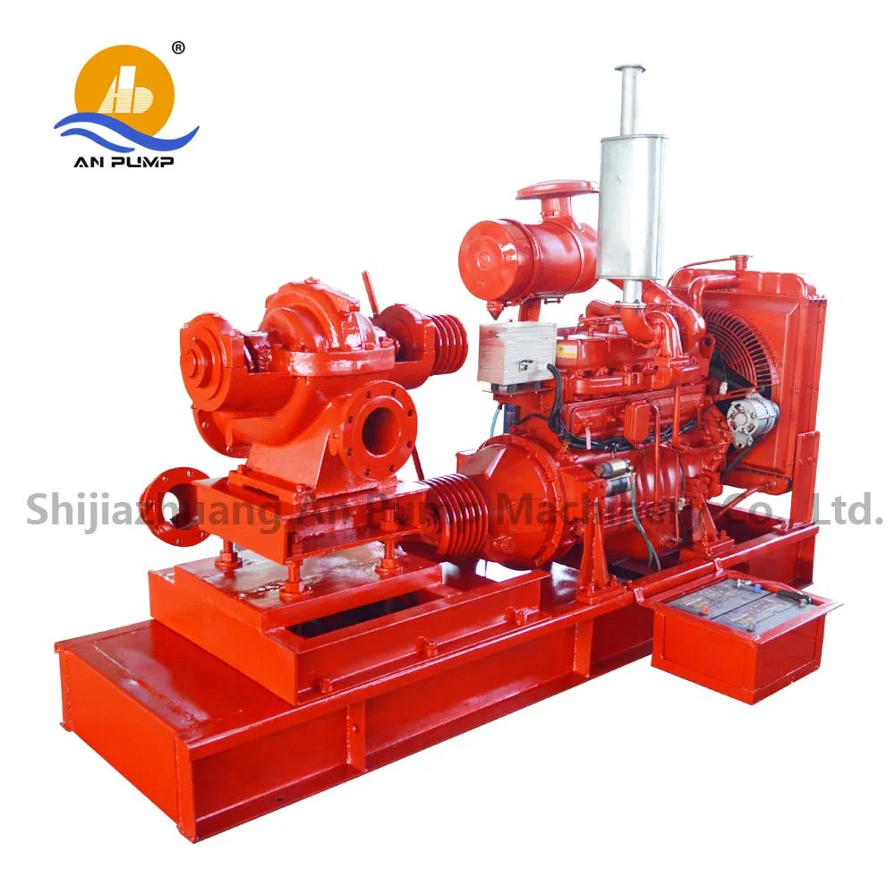 Diesel Engine Double Suction Split Case Fire Fighting Pump Factory