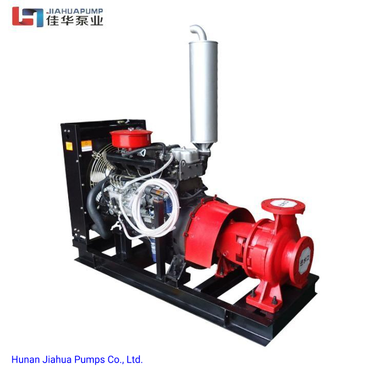 China Horizontal 250mm Impeller Diesel Engine Multistage Centrifugal Fire Water Pump UL/FM