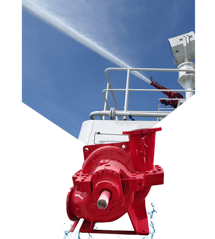 3600m3/H Fifi System Pump Fire Fighting Pump Set with Diesel Engine Sea Water Fire Pump