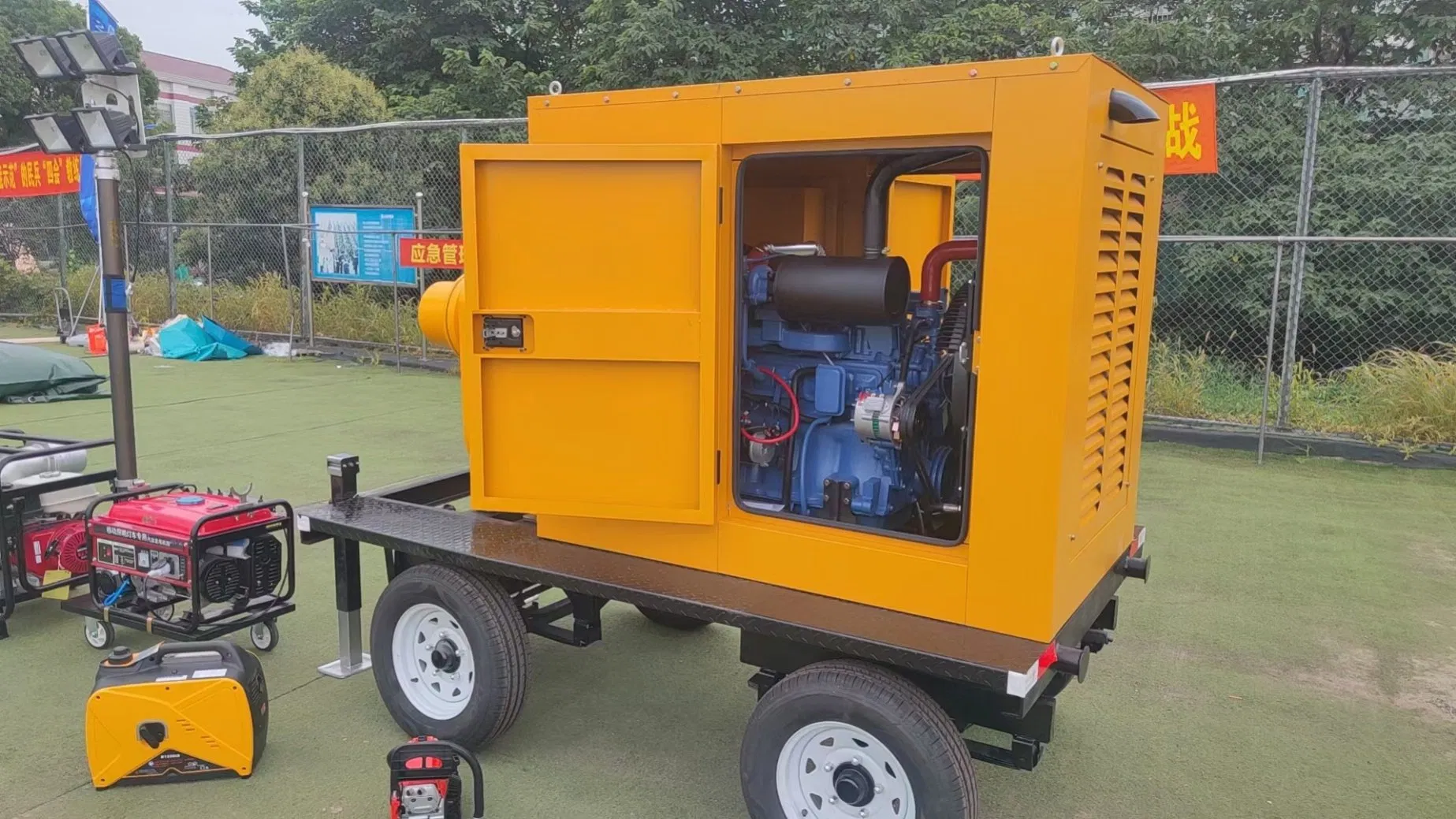 High Flow Self-Priming Fire-Fighting Pump with Weichai Engine