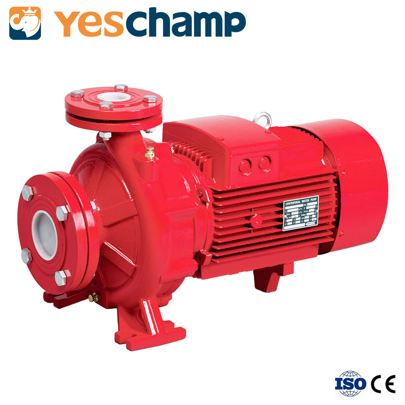 Pej High-Pressure Single-Stage Iron Fire Pump System Skid Mounted Diesel Water Pump
