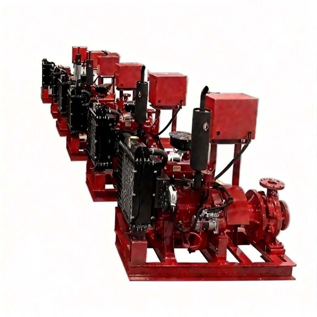 Diesel Engine Skid-Mounted Diesel Fire Pump for Quick Installation