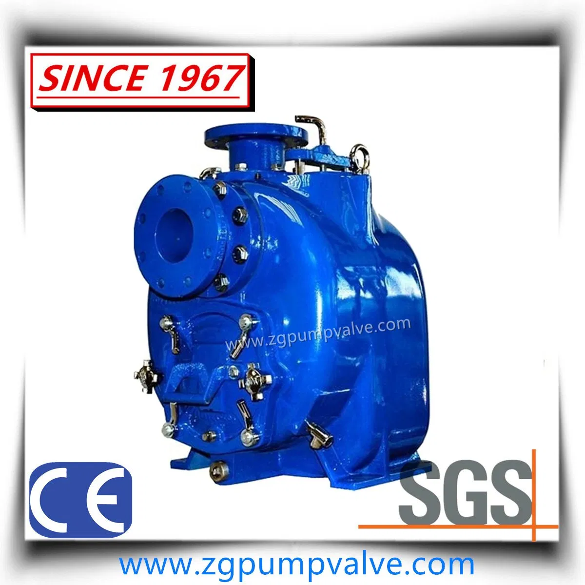 8 Inch T&U Series American Technology Diesel Engine Non-Clogging Stainless Steel Self Priming Centrifugal Pump for Irrigation/Fire-Fighting with Movable Trailer