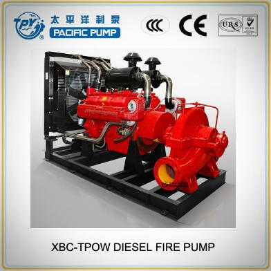 Tpow Series Diesel Engine Fire Pump Double Suction Split Case Pump Structure