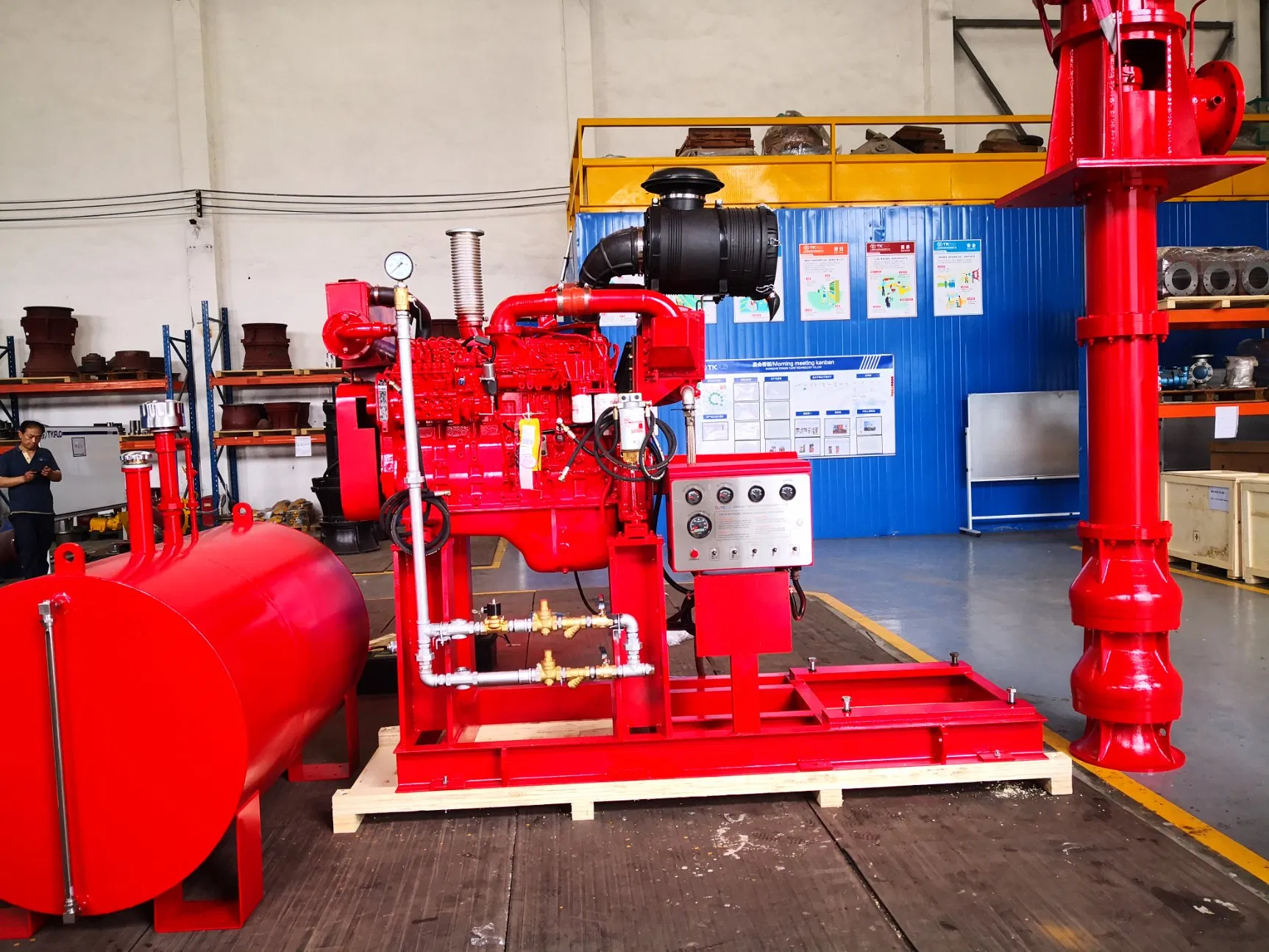 Diesel Engine Split Case Electric Motors Vertical Turbine Fire Fighting Water Pump