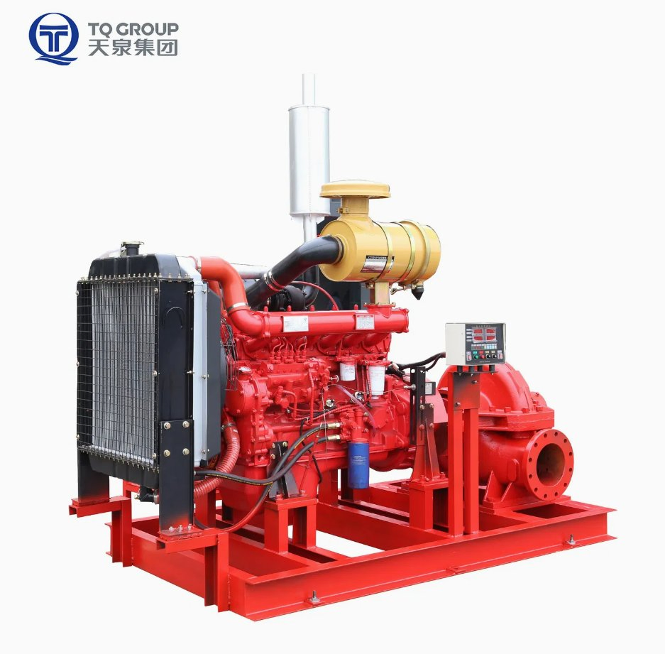 1750gpm High Pressure Diesel Engine Split Case Fire Water Pump for Emergency
