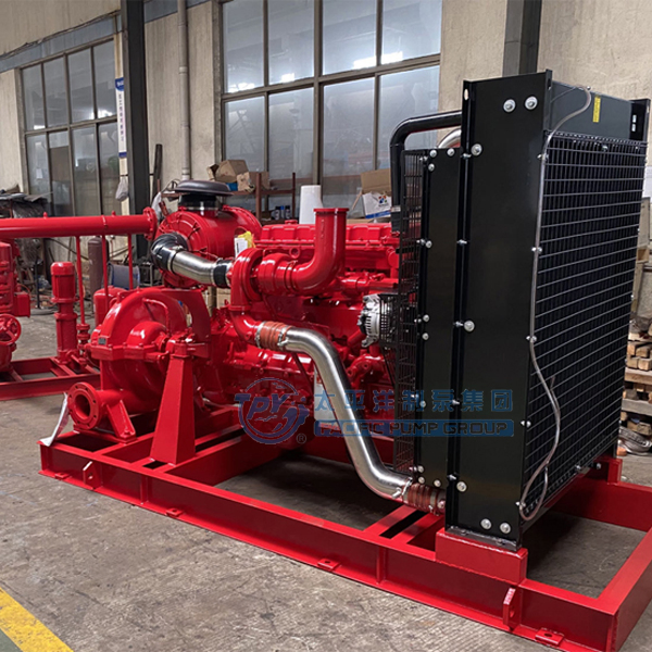 Xbc/Tpow Horizontal Split Casing Diesel Fire Pump, Double Suction Centrifugal Pump, Nfpa20 Fire Fighting Pump