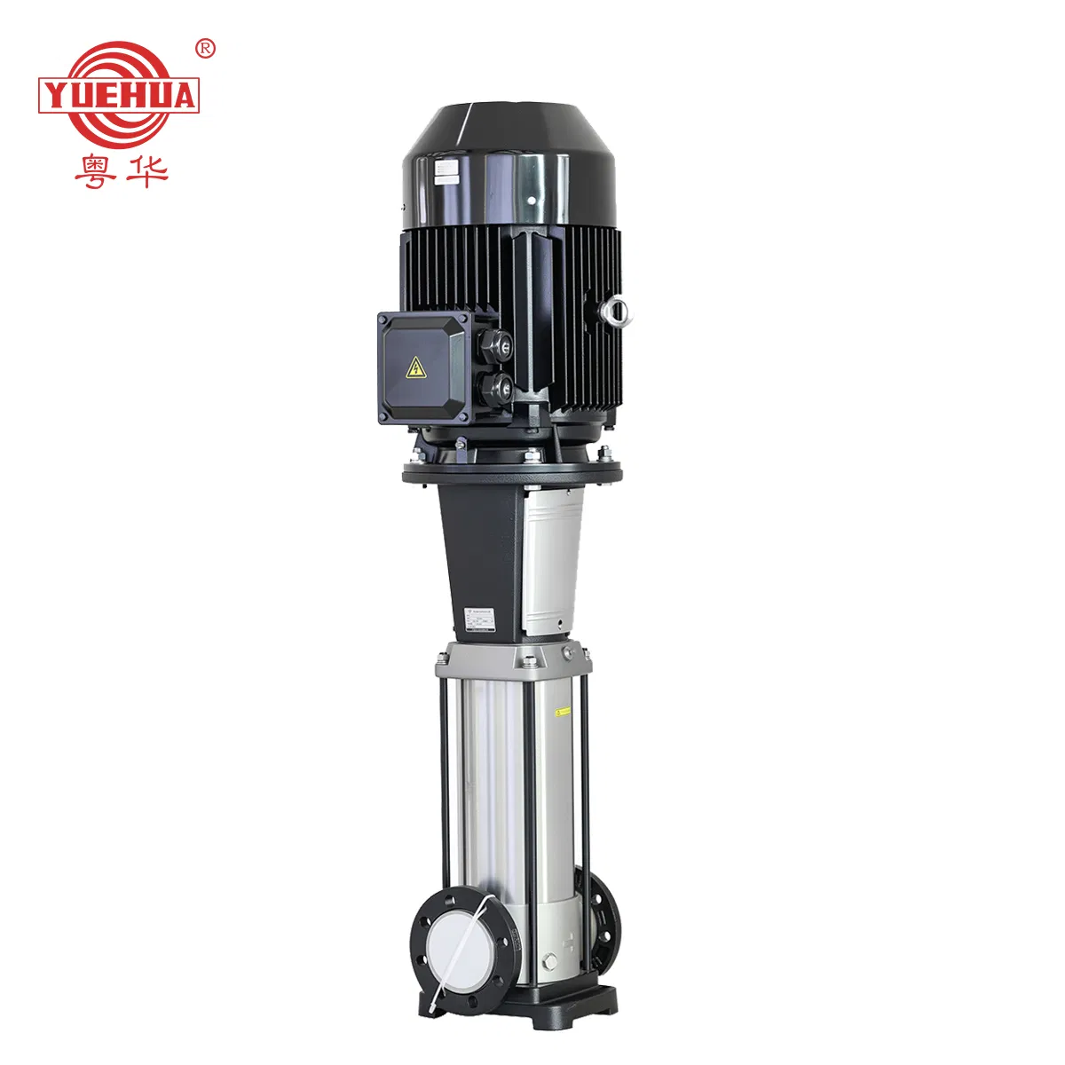 YUEHUA High Pressure Stainless Steel Surface Electric Fire Chemical Irrigation Vertical Inline Multistage Centrifugal Water Pump